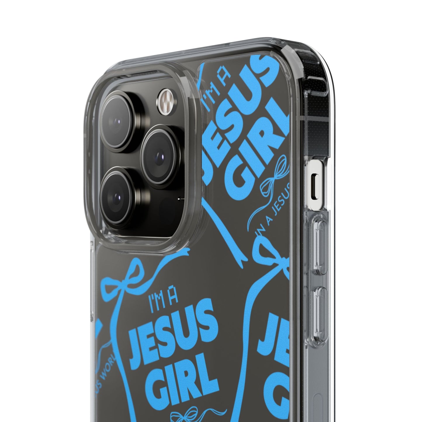 I'm a Jesus Girl Blue Case -Clear