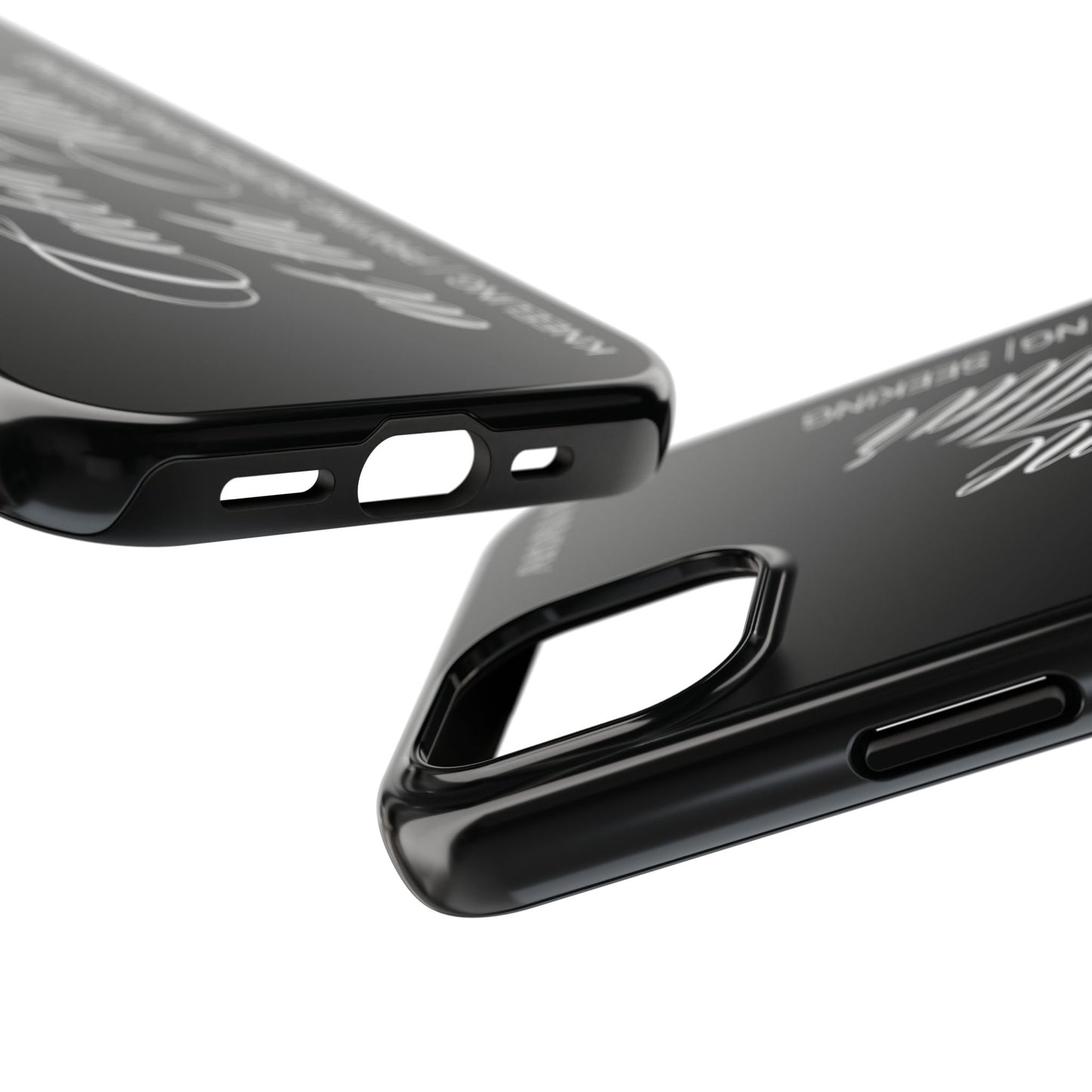 "Catch Me at the Altar" Black Phone Case