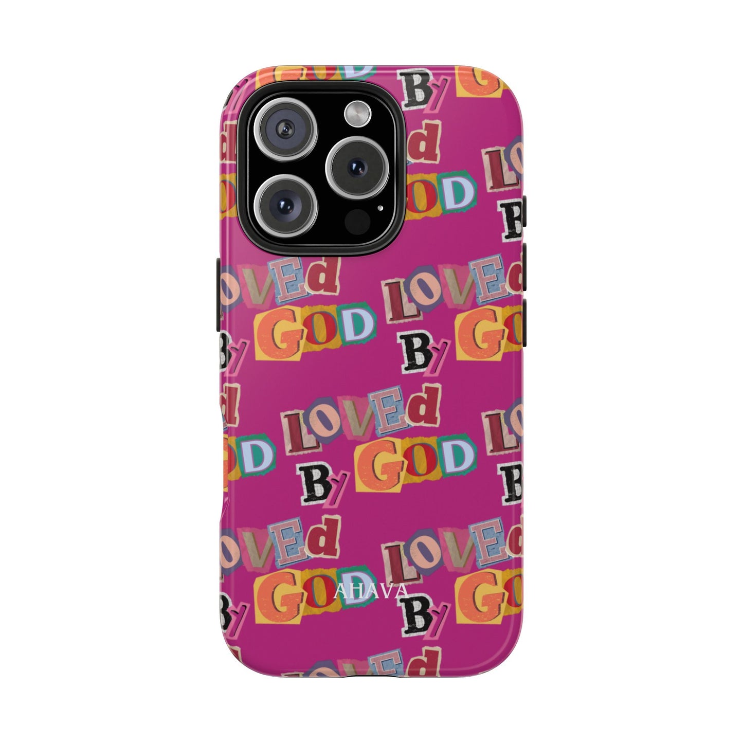 "Loved by God" Pink Phone Case