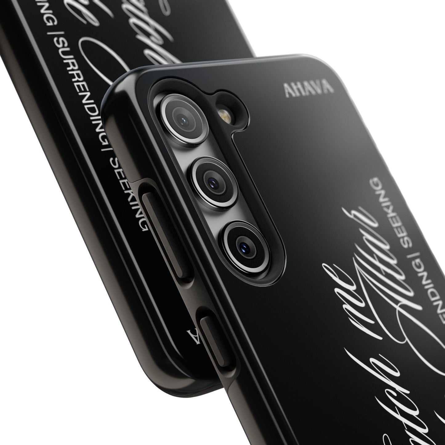 "Catch Me at the Altar" Black Phone Case