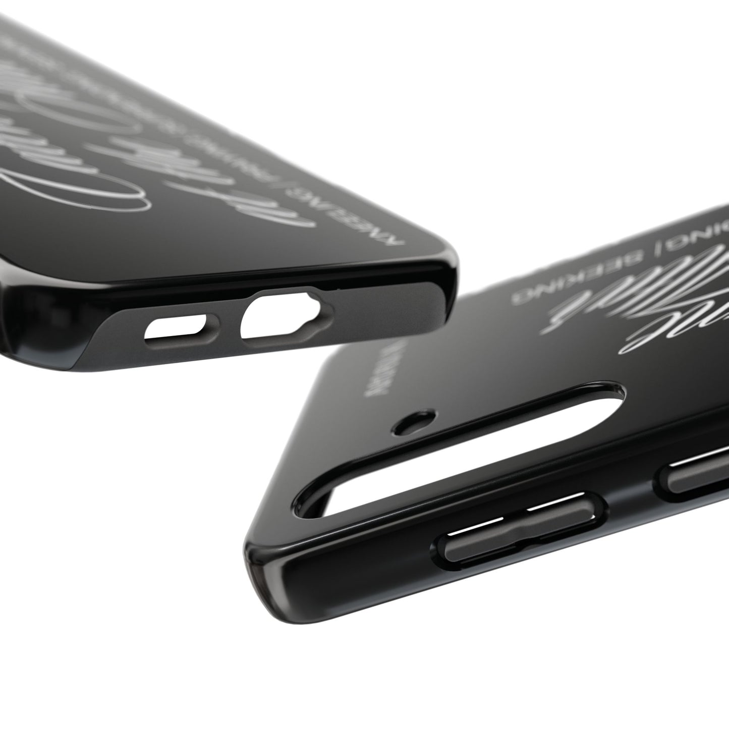 "Catch Me at the Altar" Black Phone Case