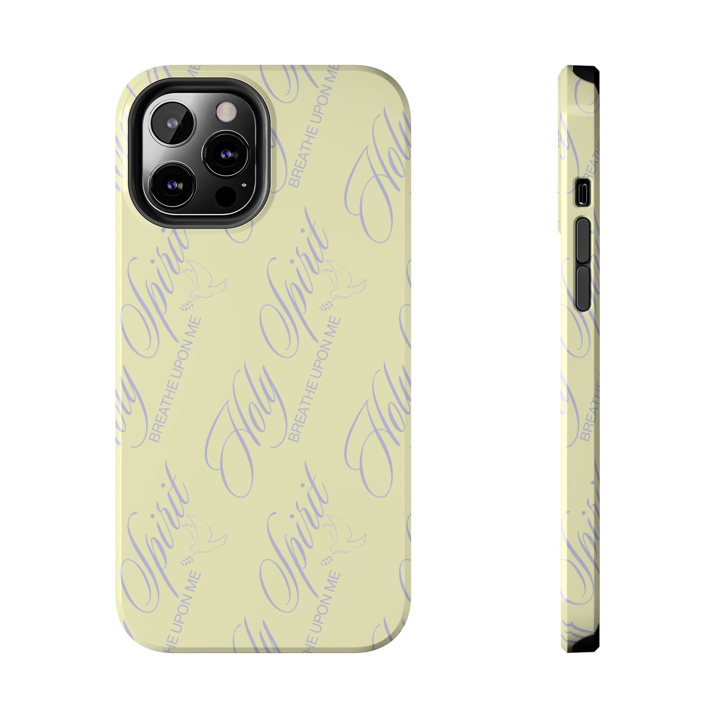 "Holy Spirit, Breathe Upon me" Buttercream Phone Case