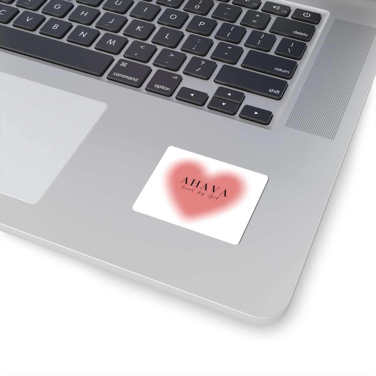 Ahava Heart Sticker