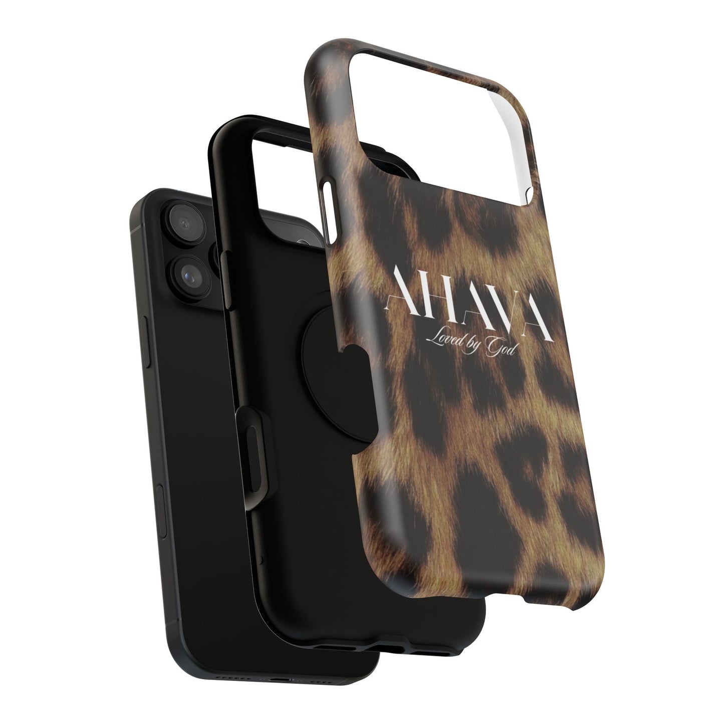 Leopard Print Ahava Phone Case