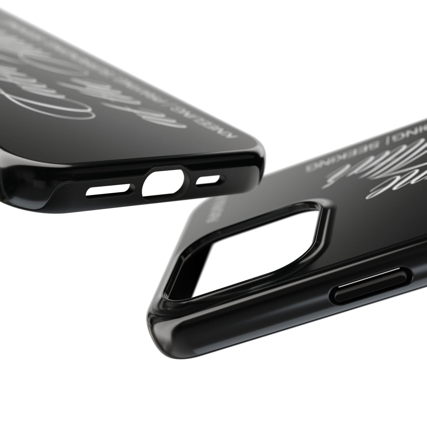 "Catch Me at the Altar" Black Phone Case