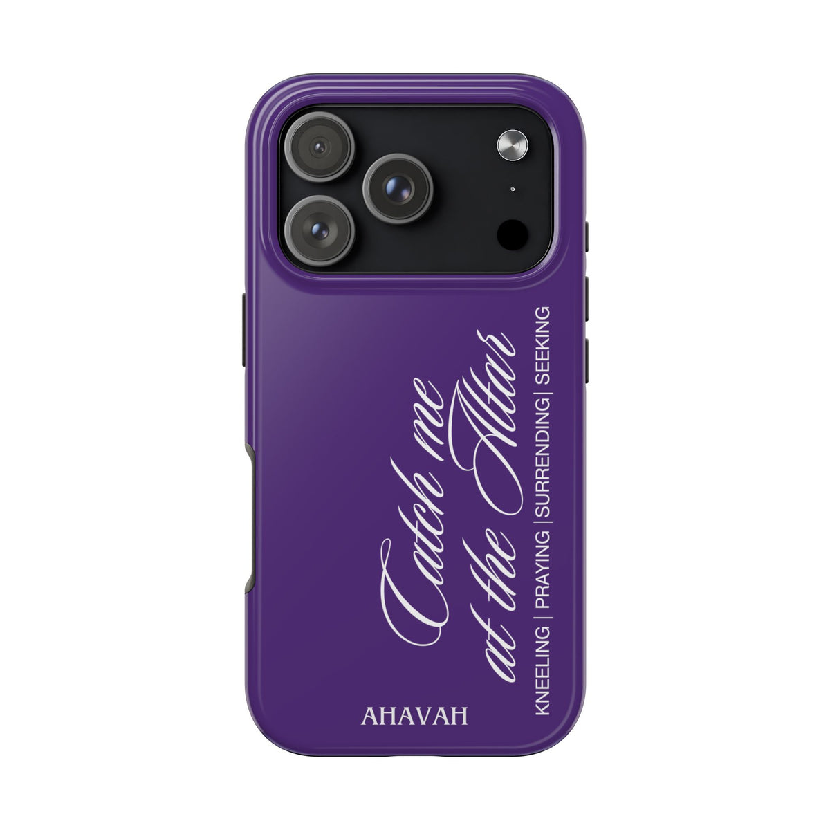 Catch Me at the Altar Phone Case | Royal Violet
