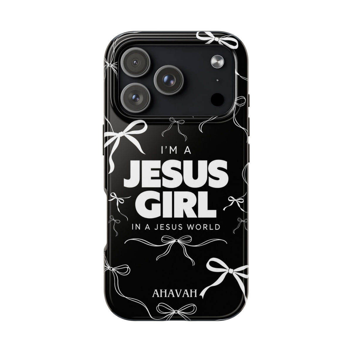 I'm a Jesus Girl Case - Midnight Black