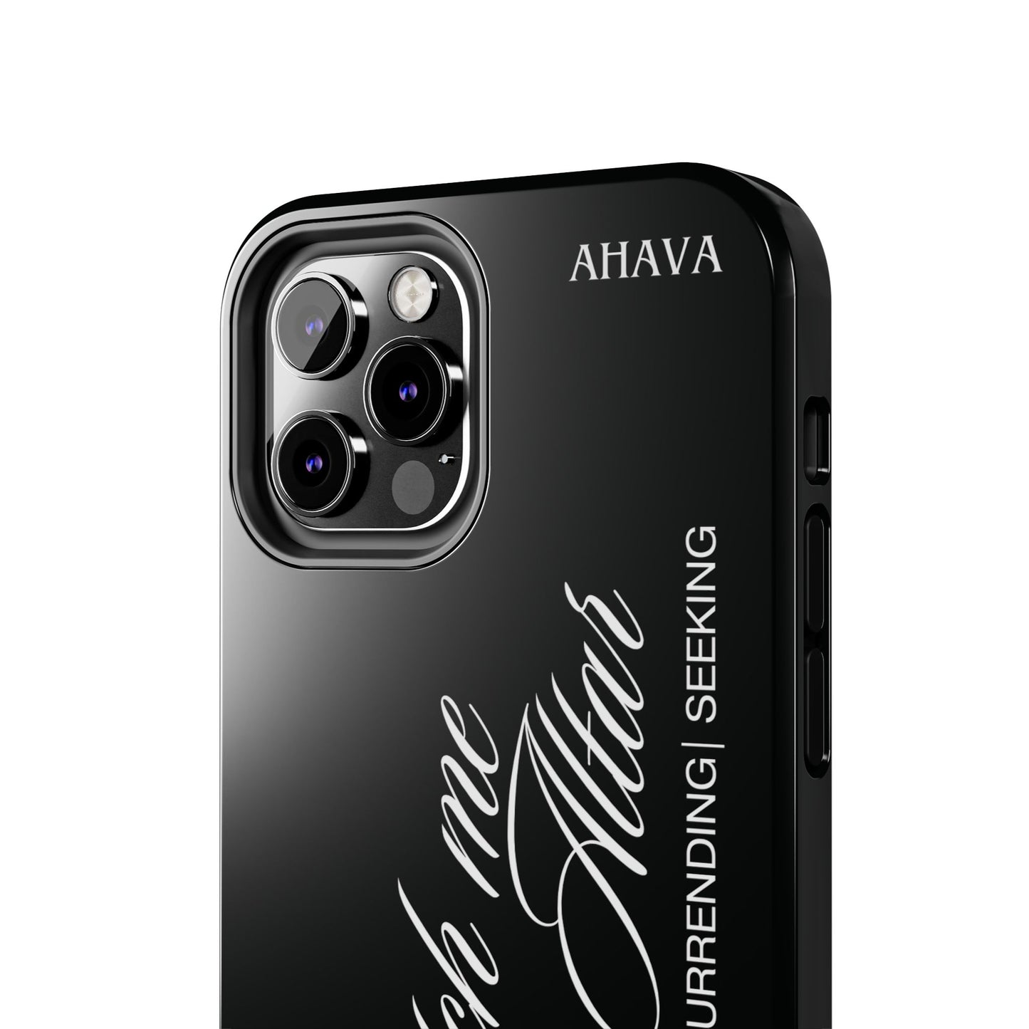 "Catch Me at the Altar" Black Phone Case