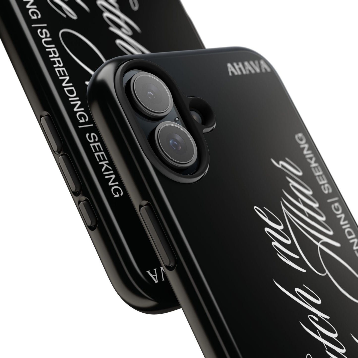 "Catch Me at the Altar" Black Phone Case