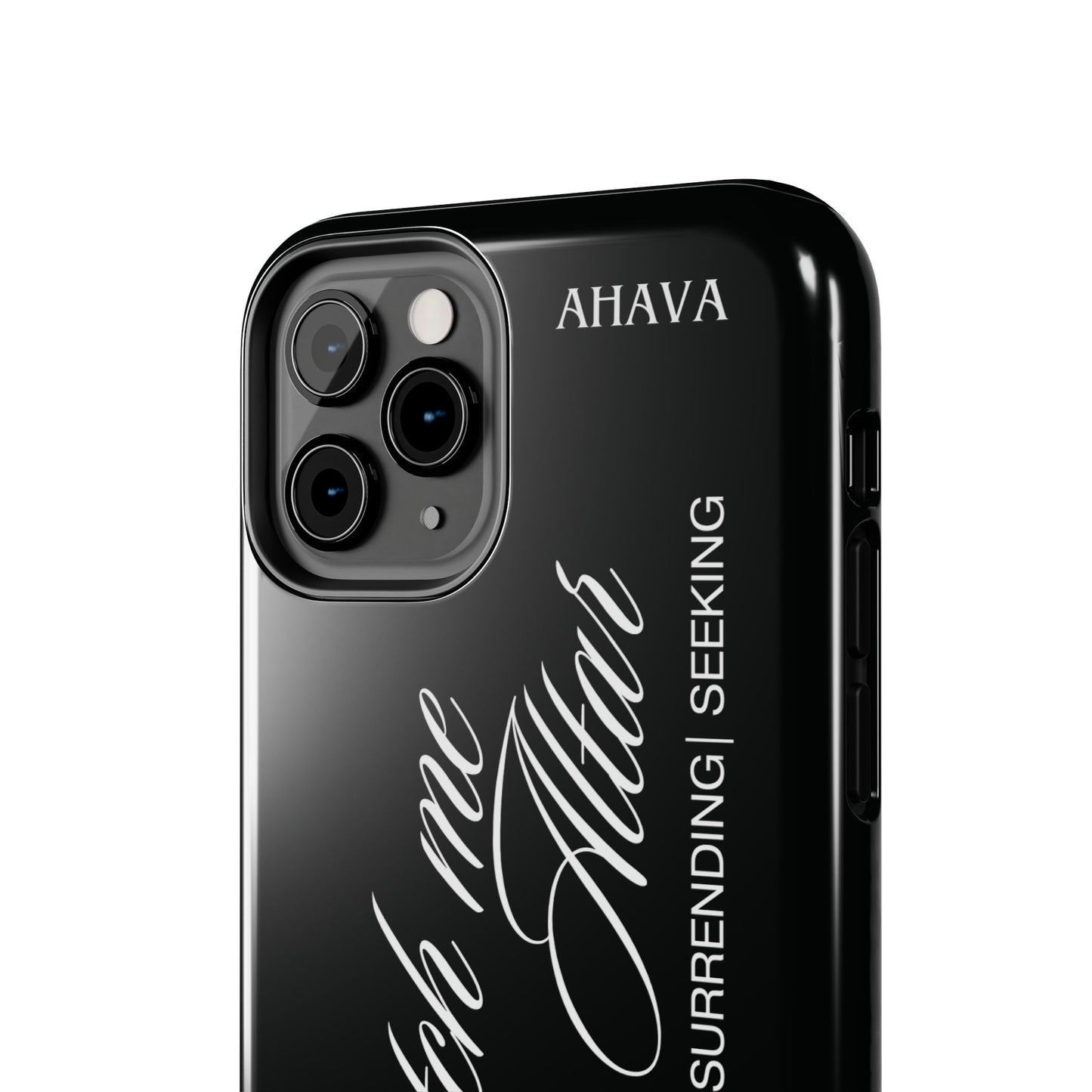 "Catch Me at the Altar" Black Phone Case