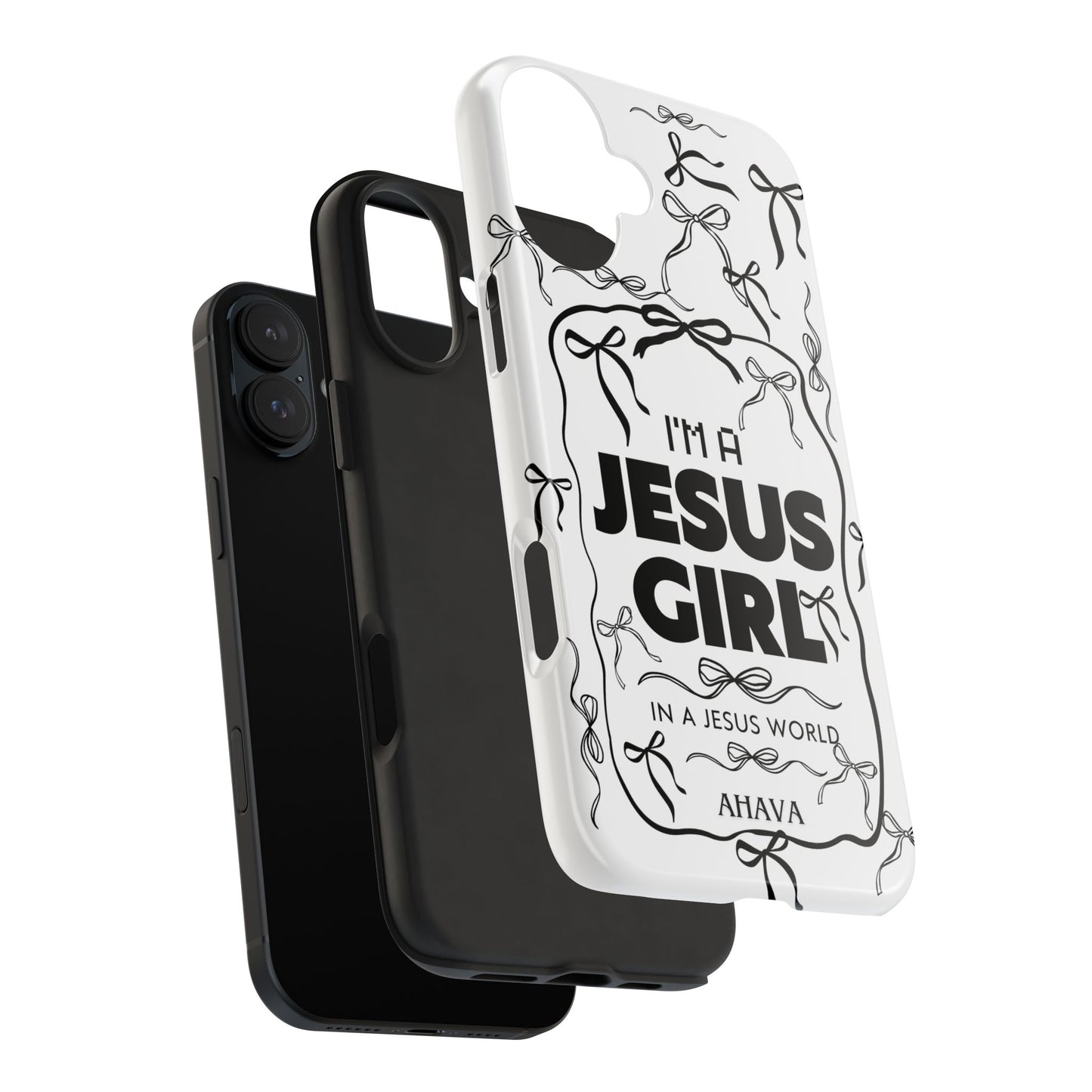 I'm a Jesus Girl Case - black