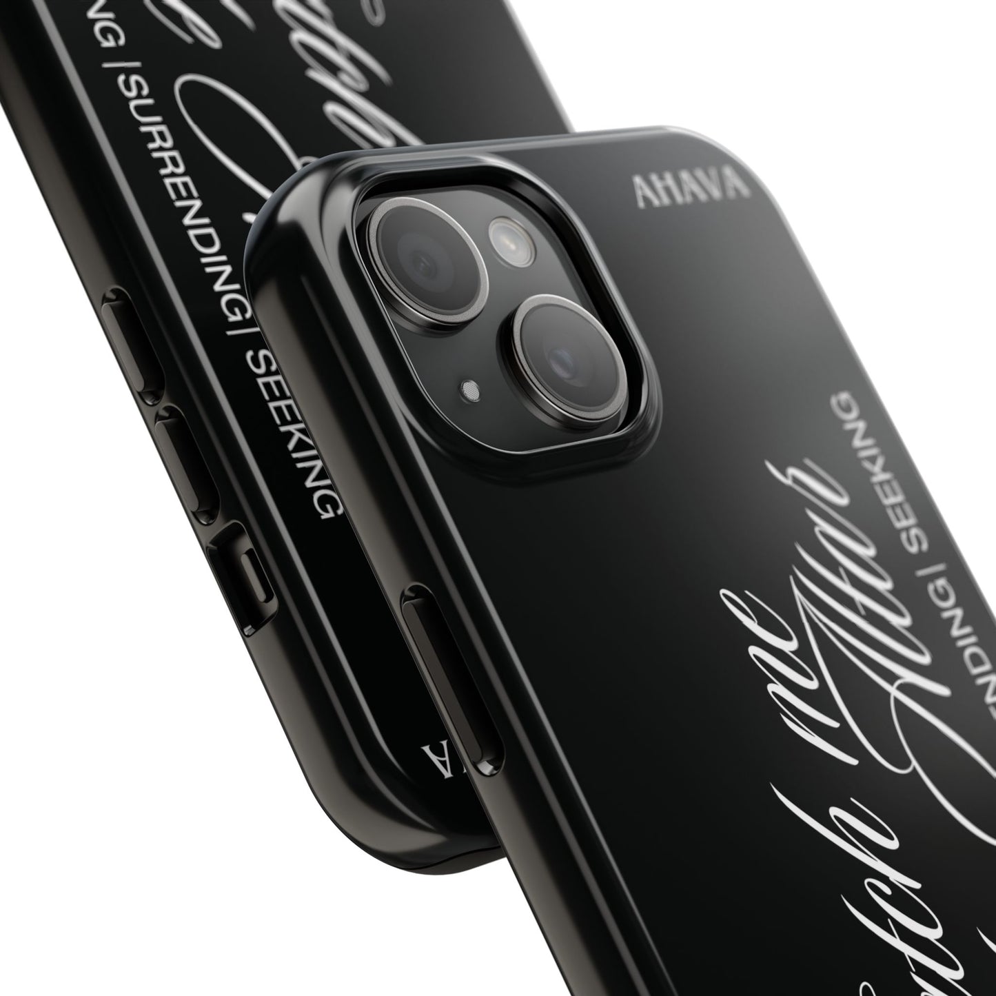"Catch Me at the Altar" Black Phone Case