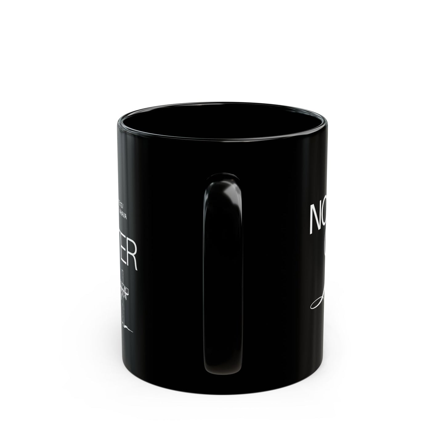 "No Greater Love" Black Mug