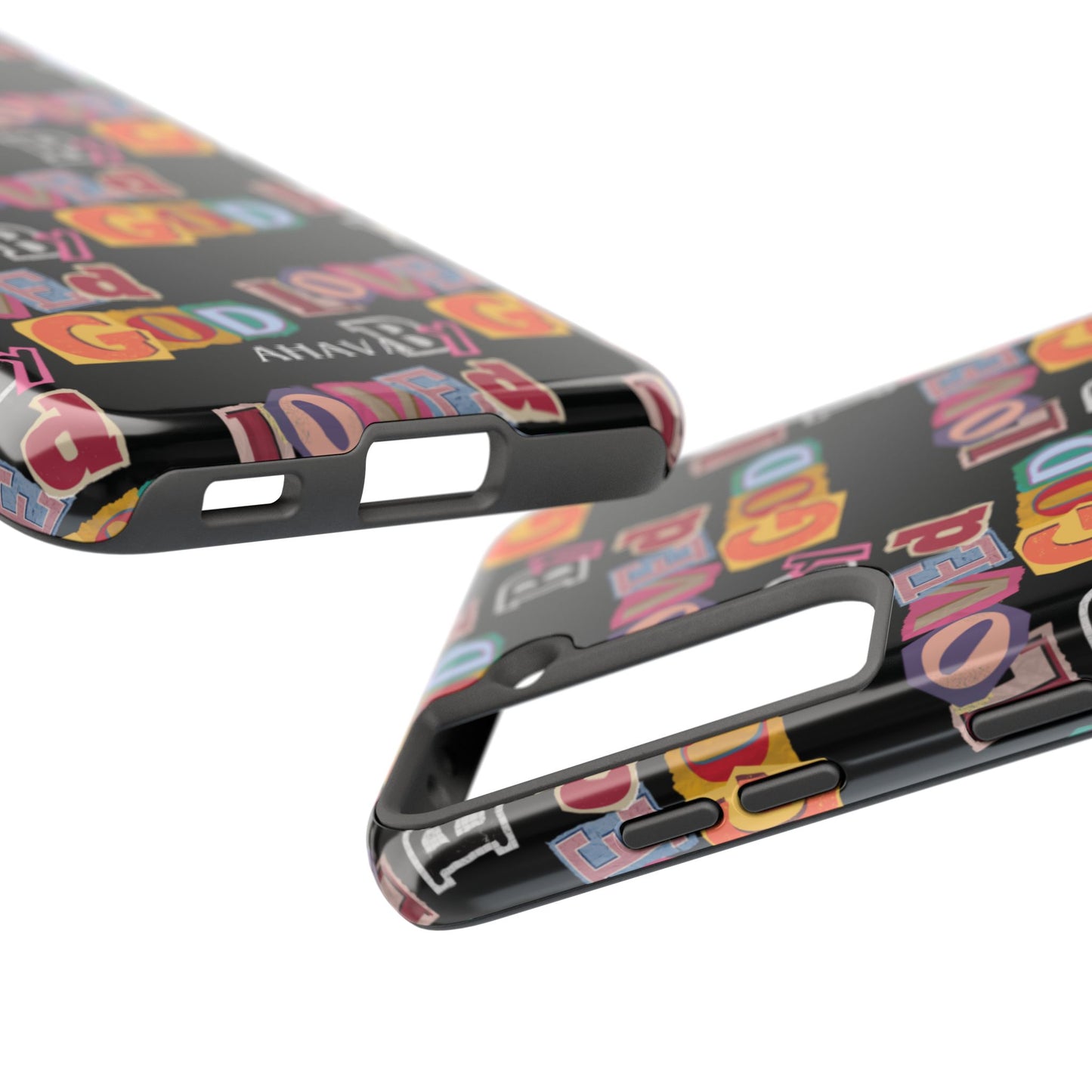 "Loved by God" Black Phone Case