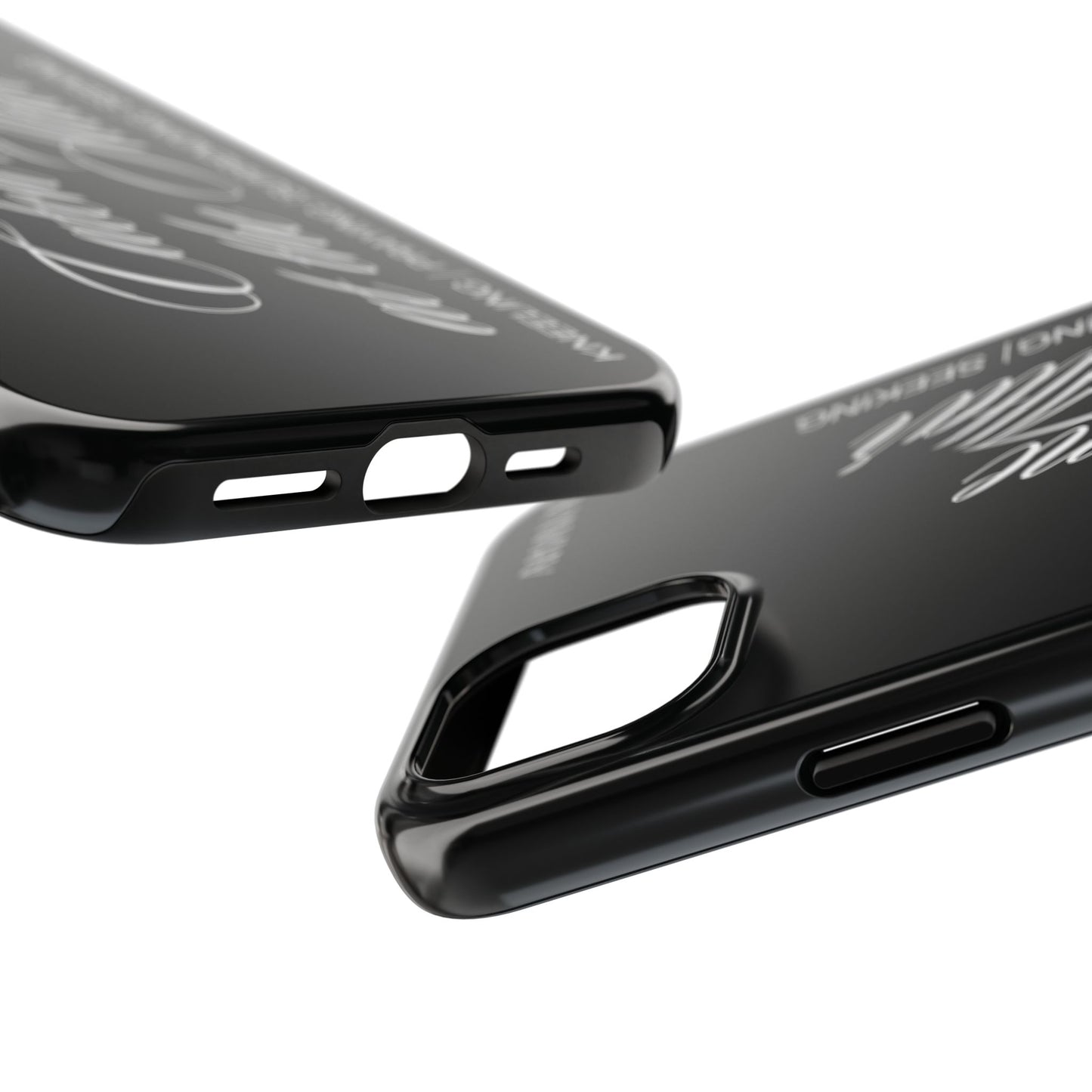 "Catch Me at the Altar" Black Phone Case