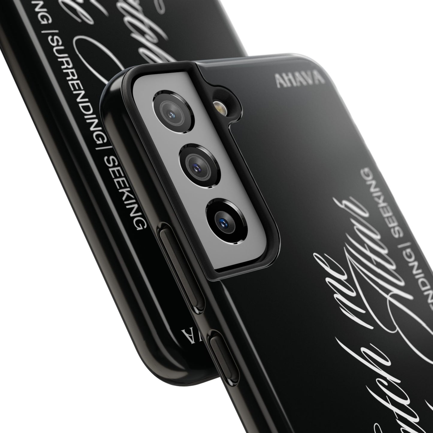 "Catch Me at the Altar" Black Phone Case