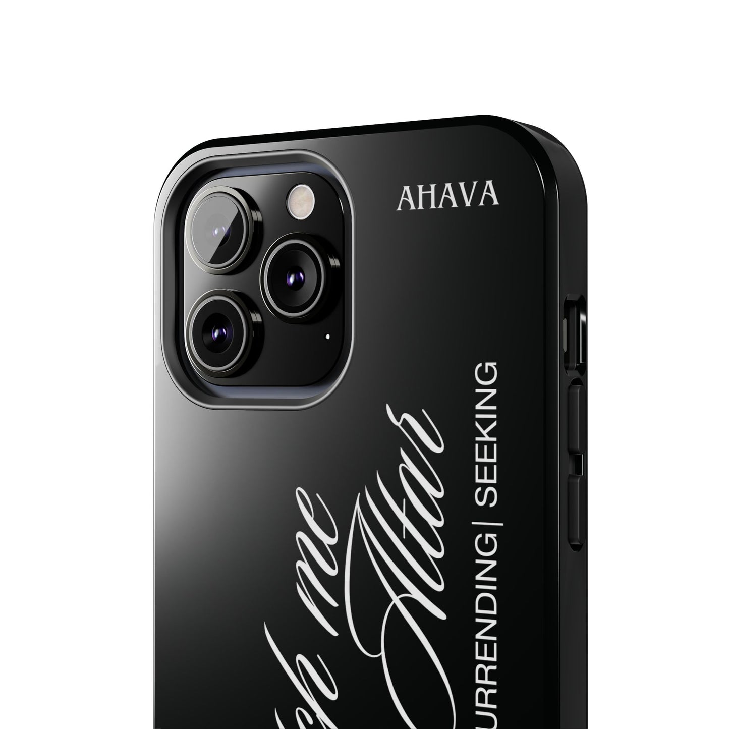 "Catch Me at the Altar" Black Phone Case