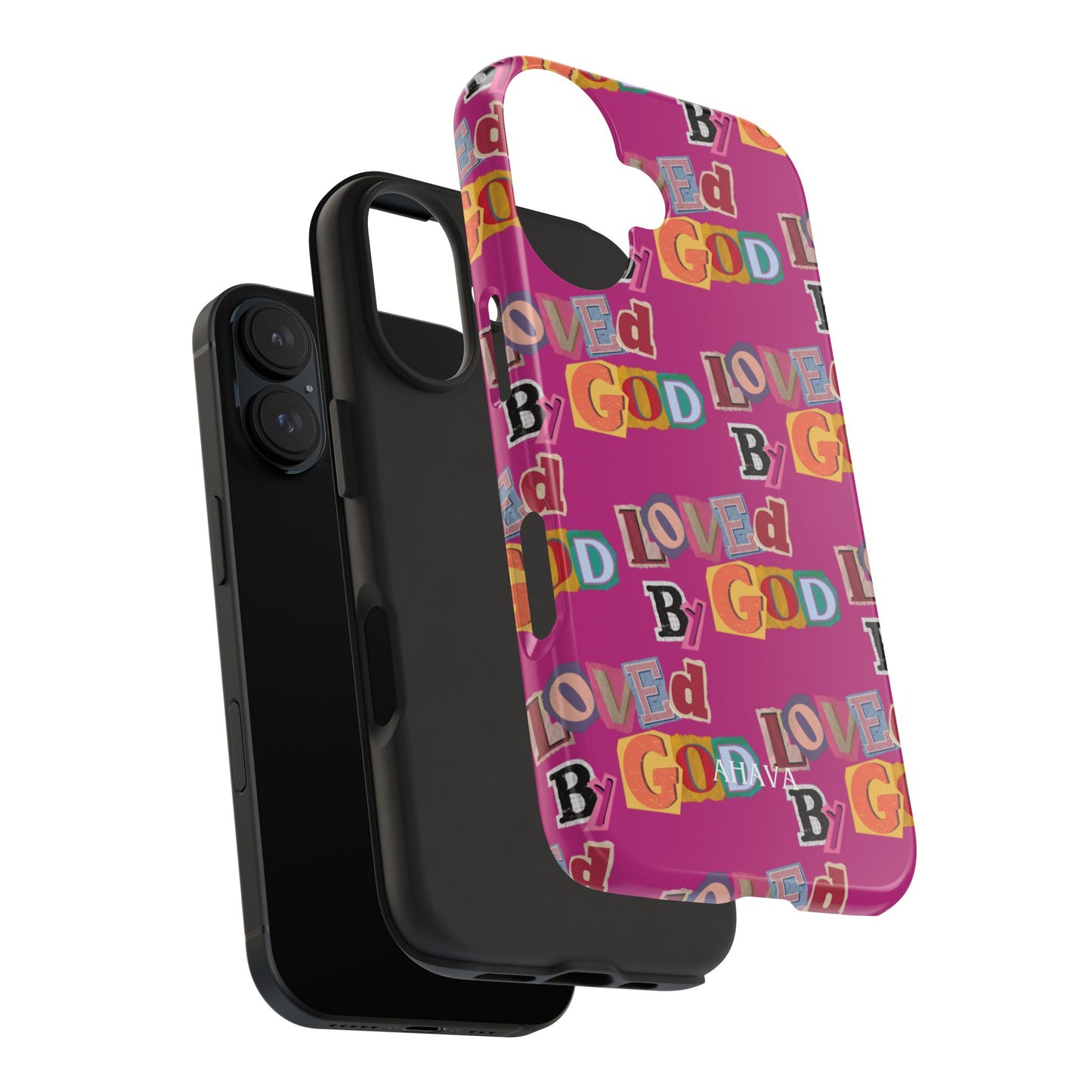 "Loved by God" Pink Phone Case