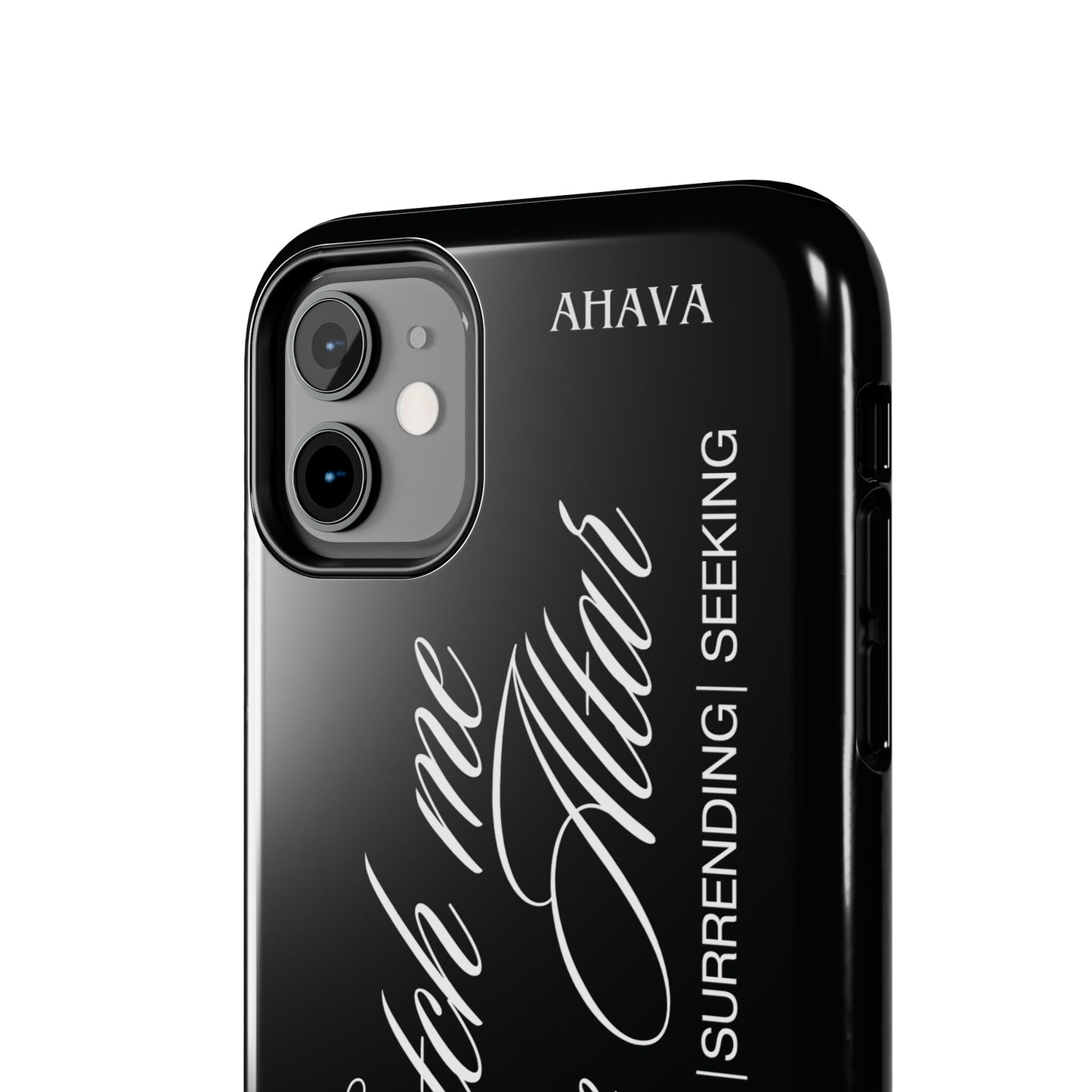 "Catch Me at the Altar" Black Phone Case