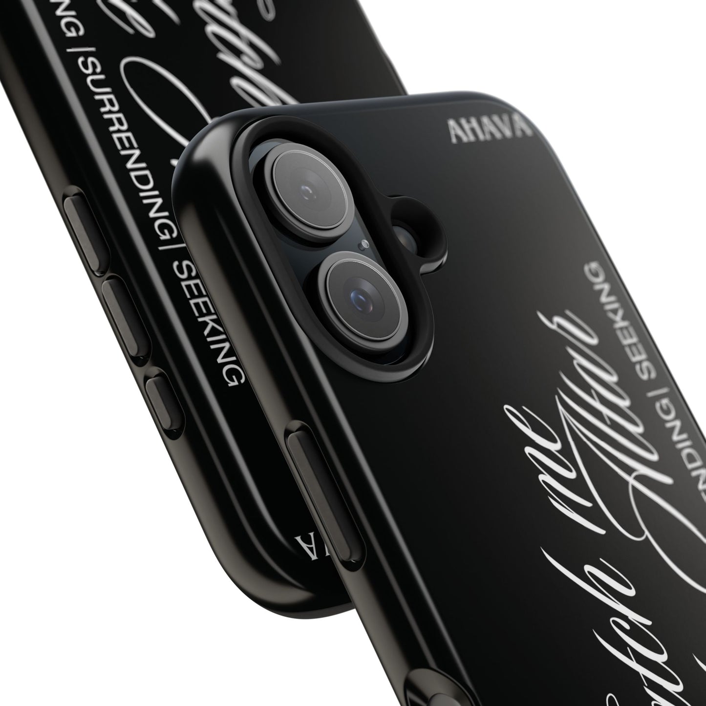 "Catch Me at the Altar" Black Phone Case