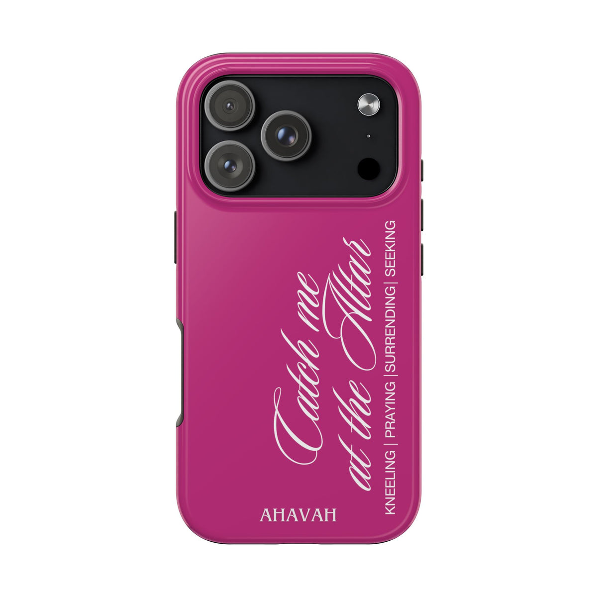 Catch Me at the Altar Phone Case - Berry Rose