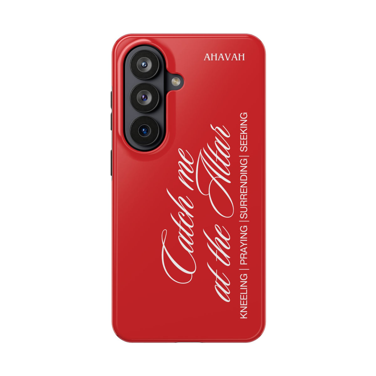 Catch Me at the Altar Phone Case - Redeemed Red