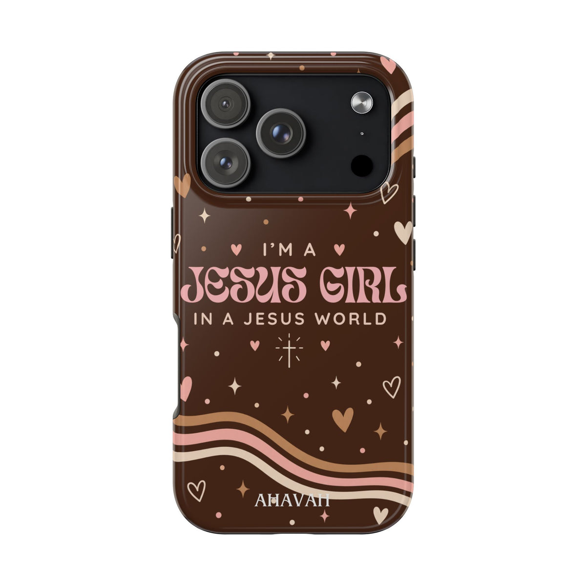 I'm a Jesus Girl Phone Case (Mocha / Brown)