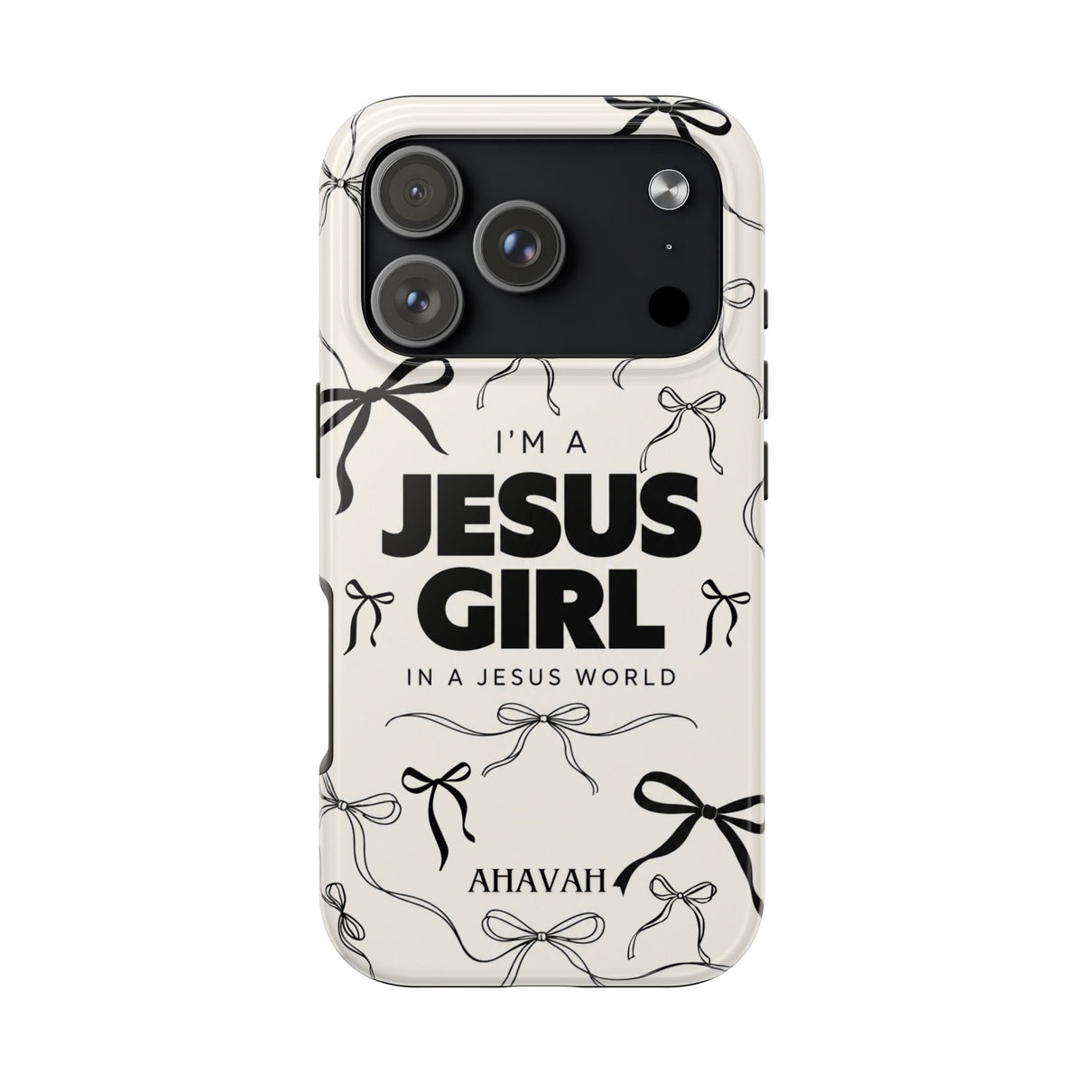 I'm a Jesus Girl White Phone Case