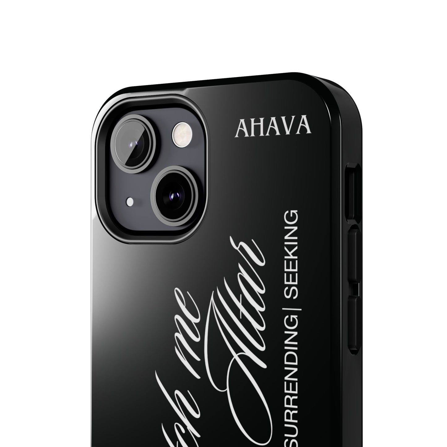 "Catch Me at the Altar" Black Phone Case