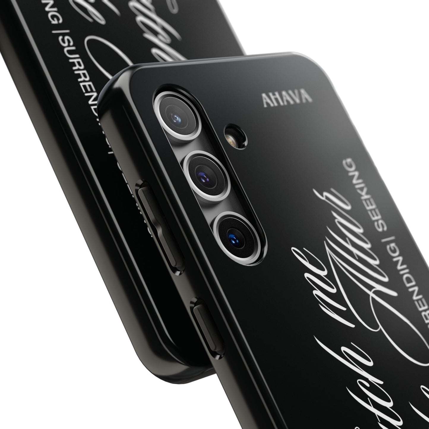 "Catch Me at the Altar" Black Phone Case
