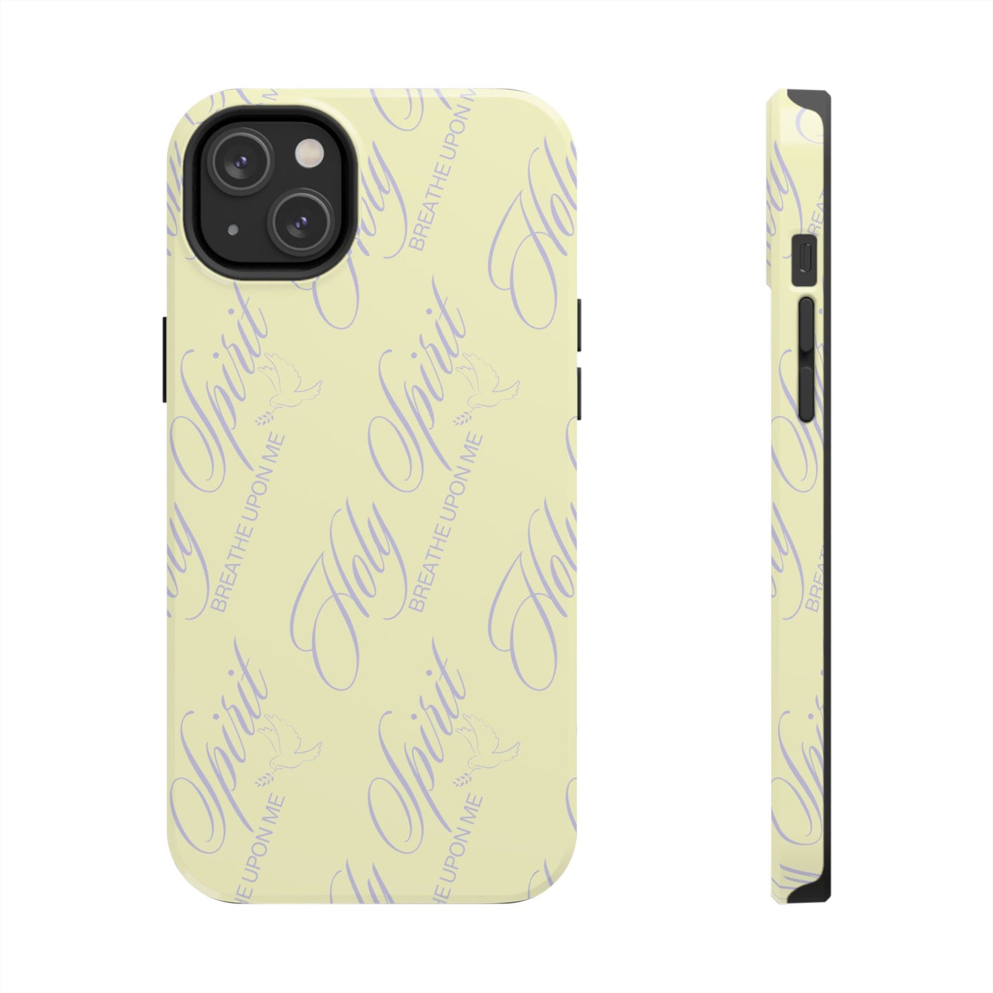 "Holy Spirit, Breathe Upon me" Buttercream Phone Case