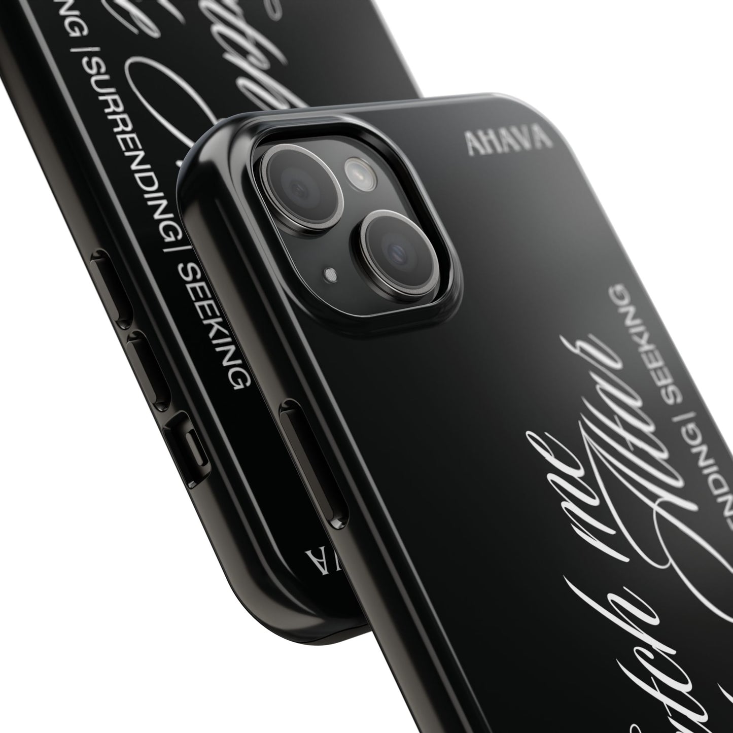 "Catch Me at the Altar" Black Phone Case