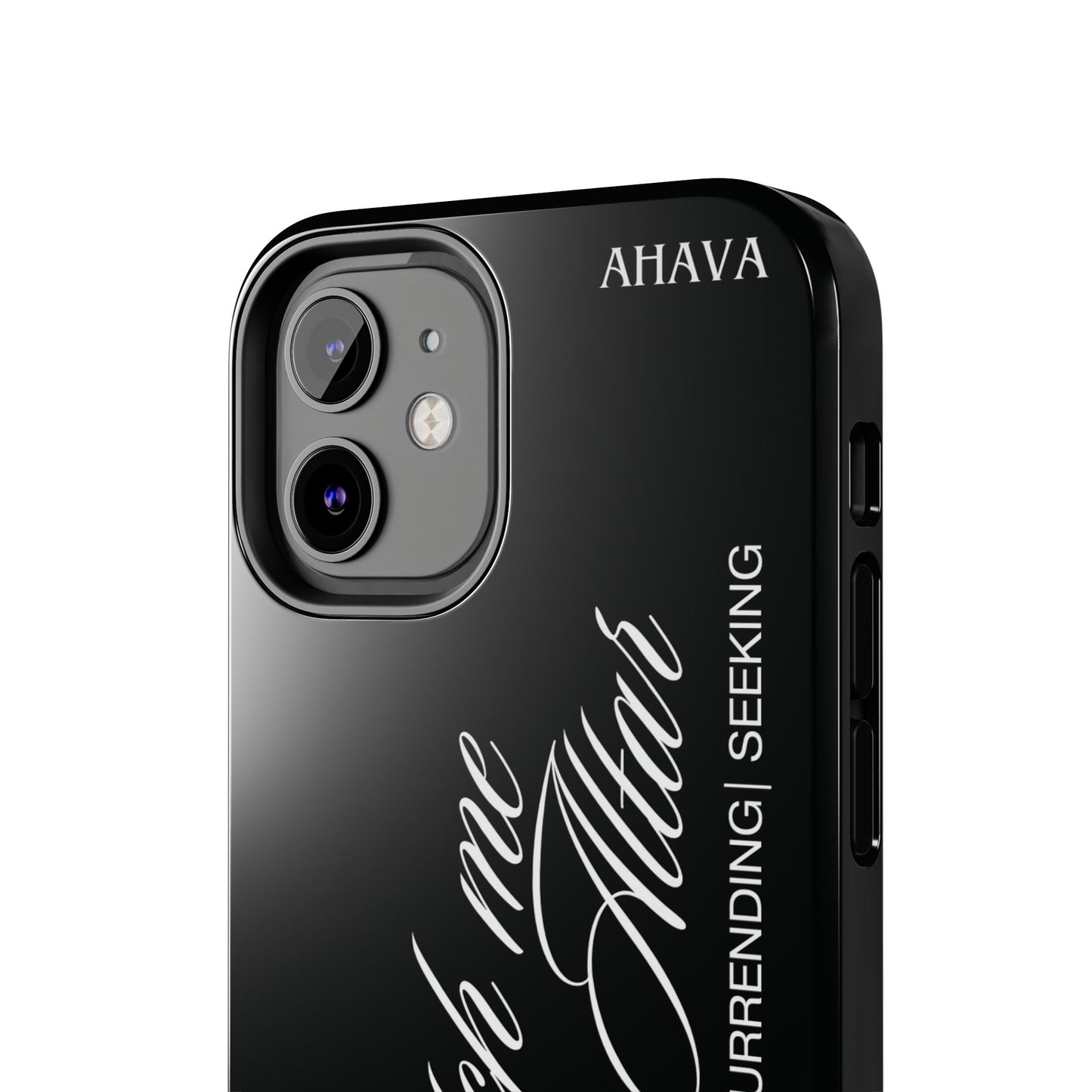 "Catch Me at the Altar" Black Phone Case