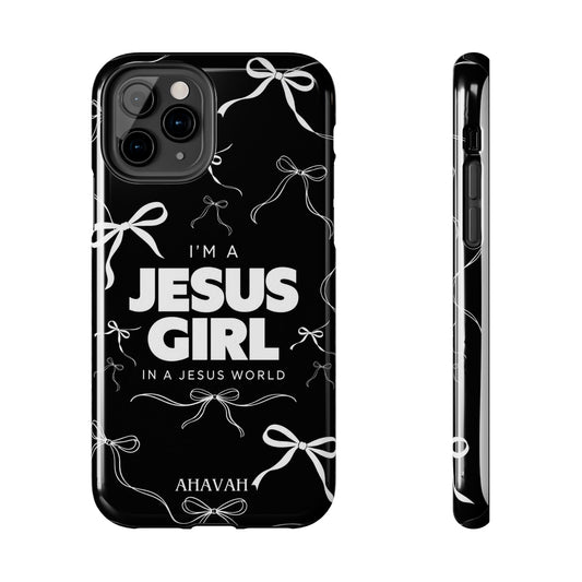 I'm a Jesus Girl Case - Midnight Black