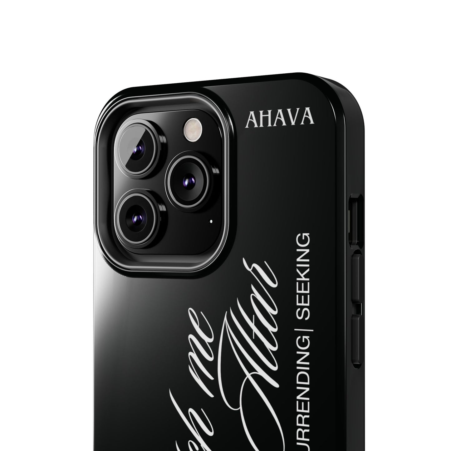 "Catch Me at the Altar" Black Phone Case