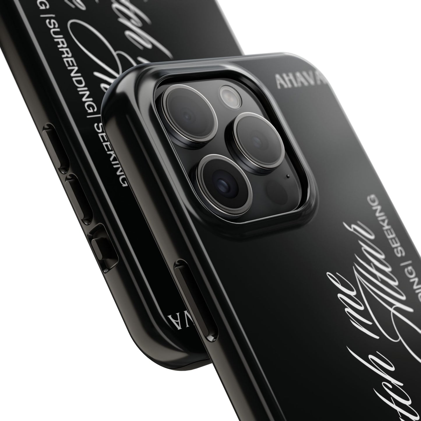 "Catch Me at the Altar" Black Phone Case