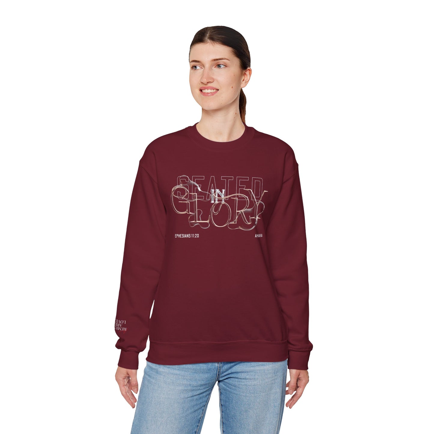 Seated in Glory | Ephesians 1:20 Sweatshirt