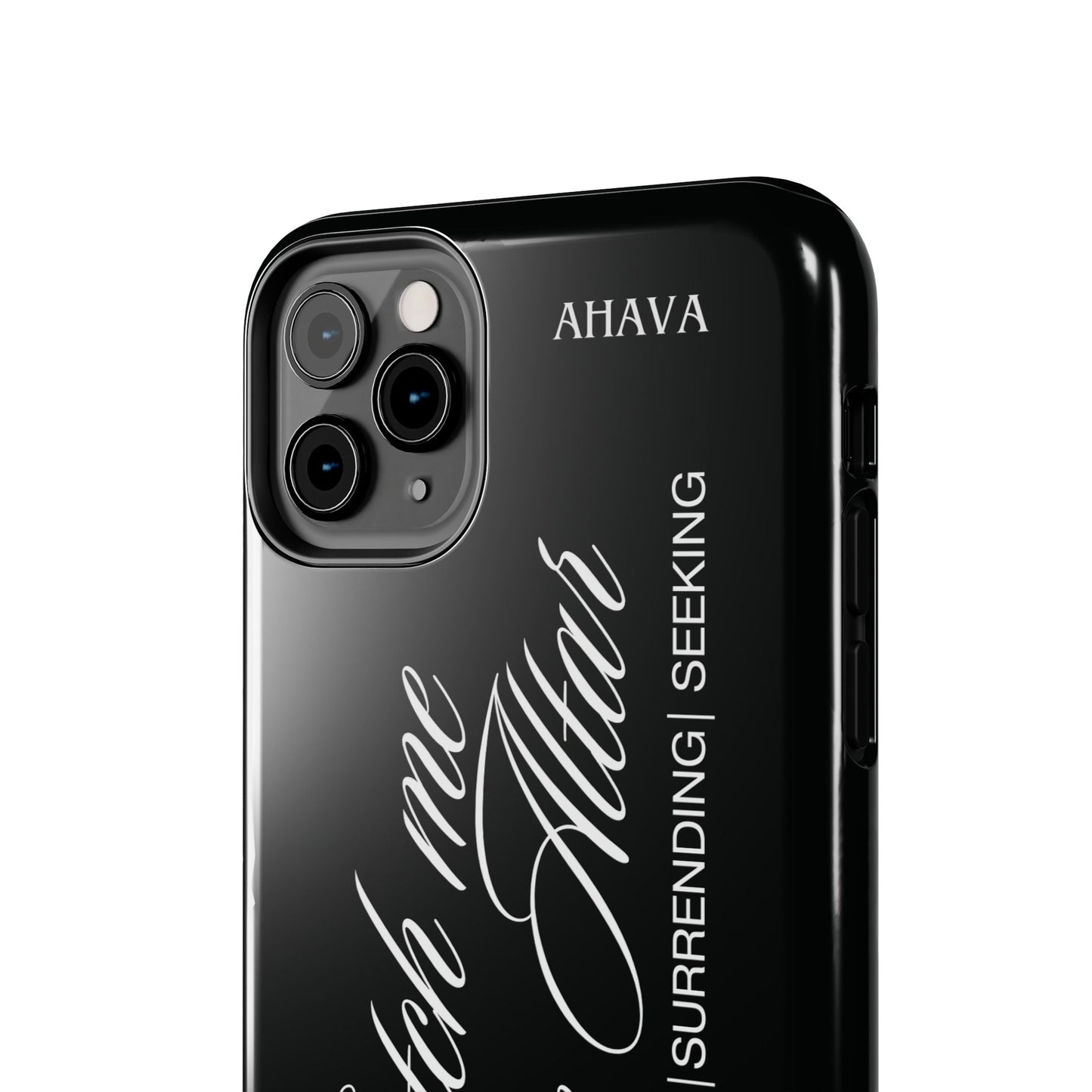 "Catch Me at the Altar" Black Phone Case