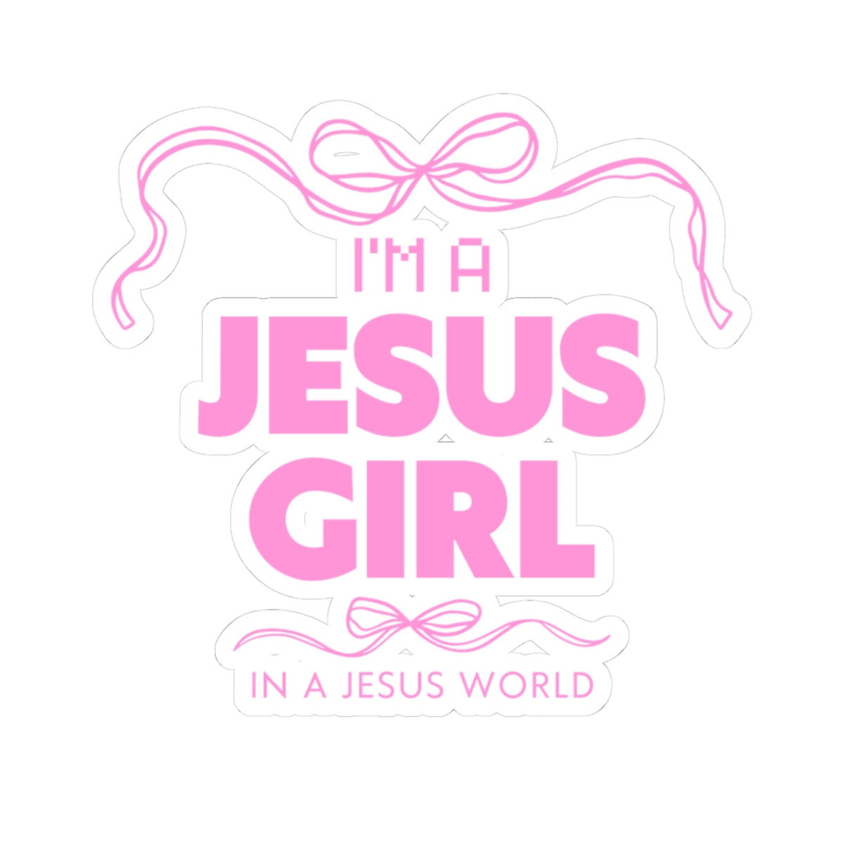 I am a Jesus Girl Stickers