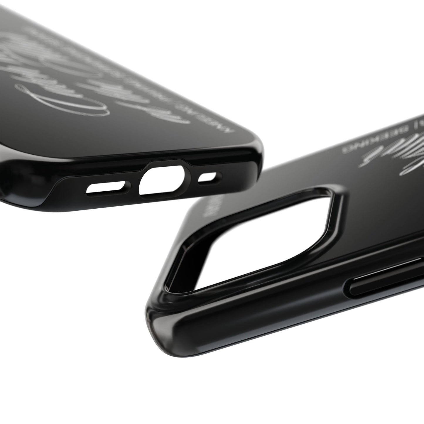 "Catch Me at the Altar" Black Phone Case