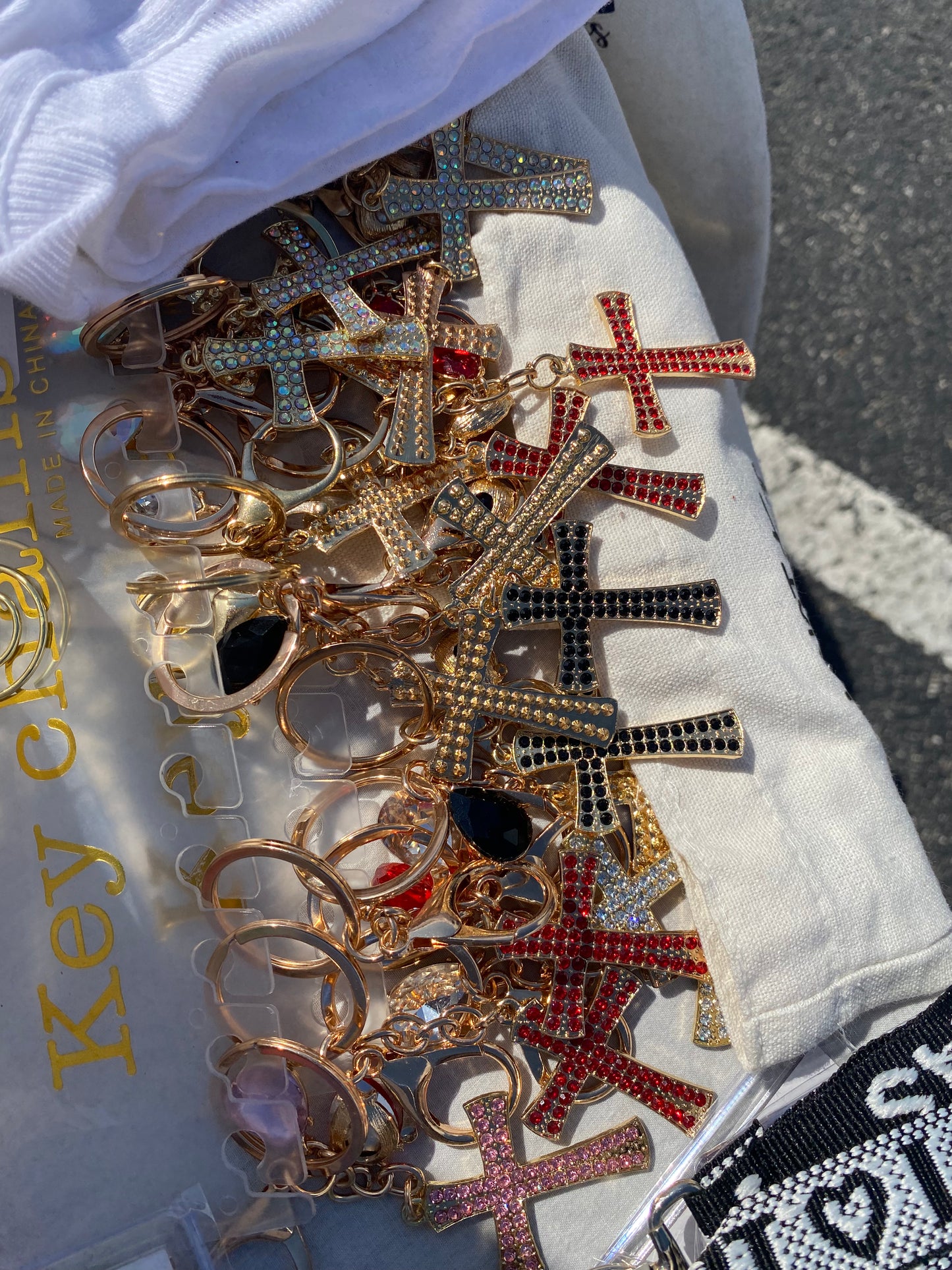 Cross Keychain