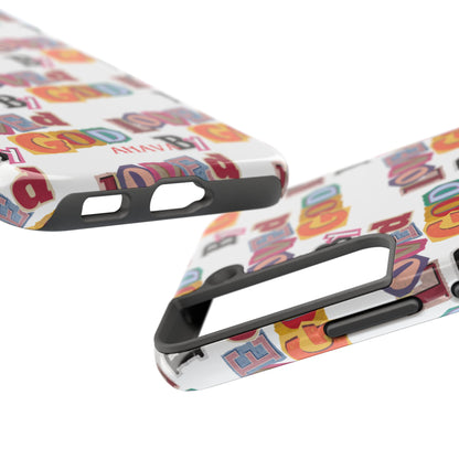 "Loved by God" white Phone Case