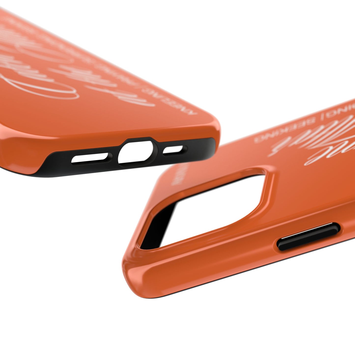"Catch Me at the Altar" Orange Phone Case