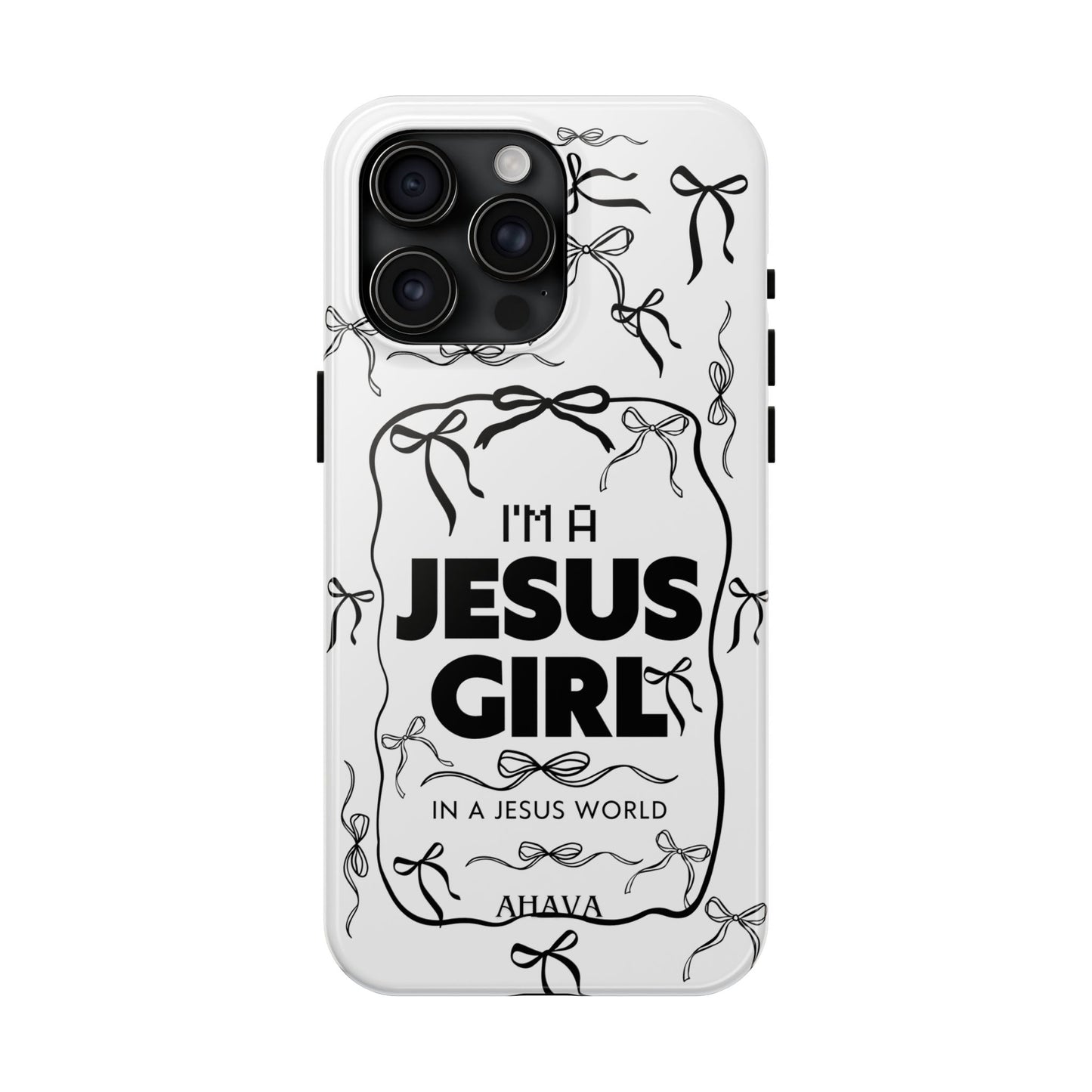 I'm a Jesus Girl  Case - black