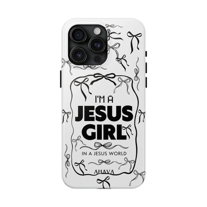 I'm a Jesus Girl  Case - black