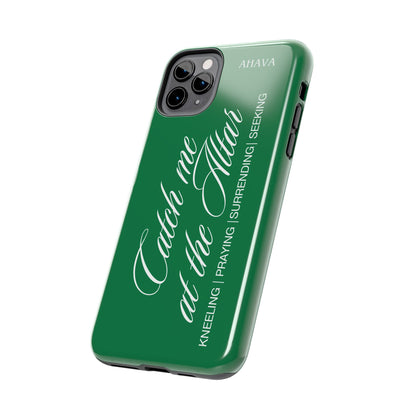 "Catch Me at the Altar" Green Phone Case