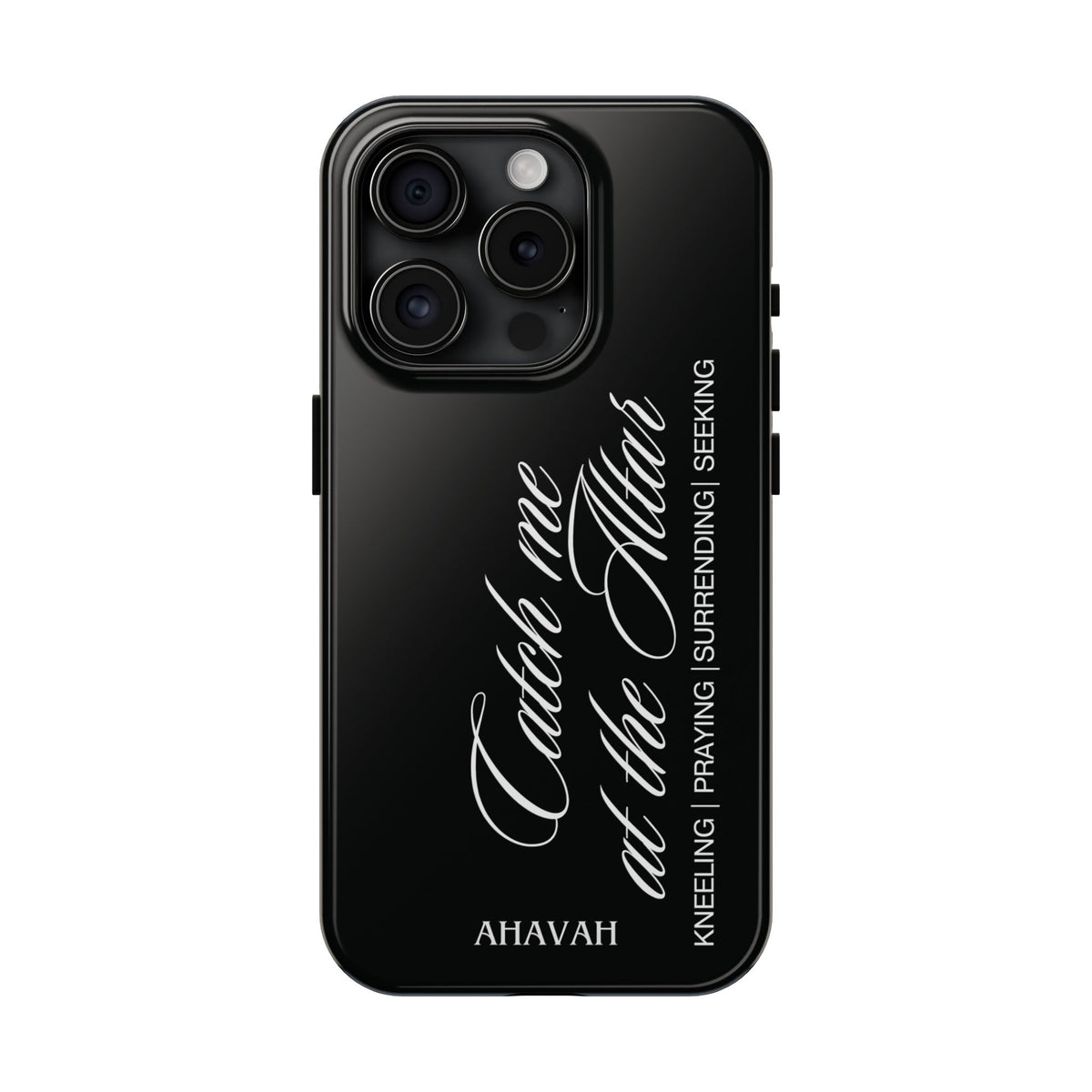 Catch Me at the Altar Black Phone Case
