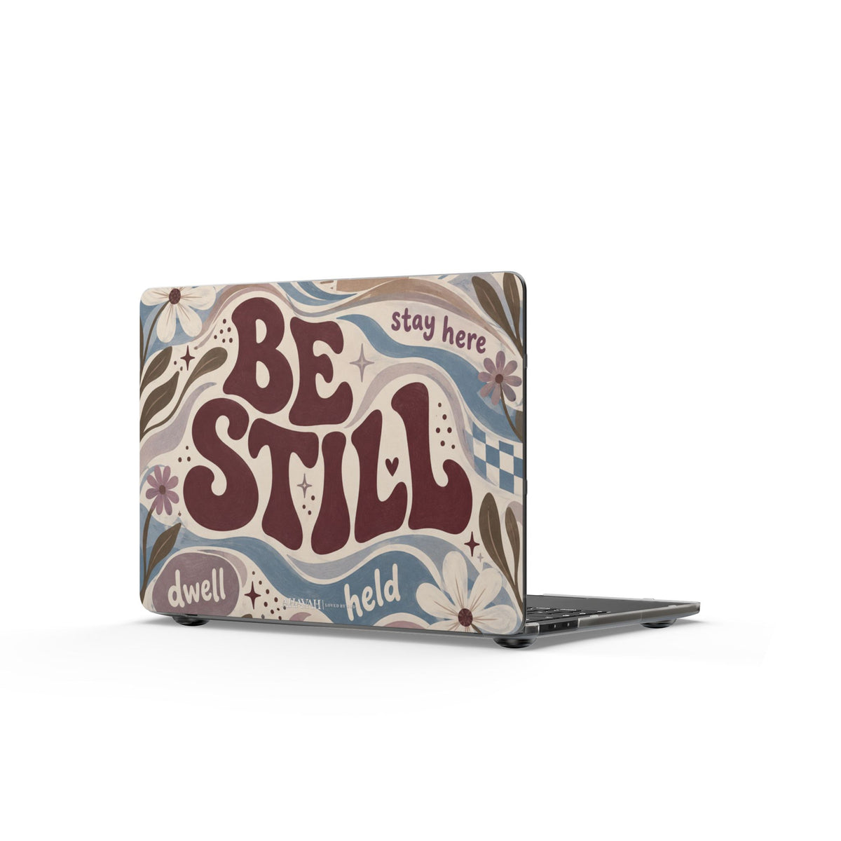 Be Still in Him MacBook Case