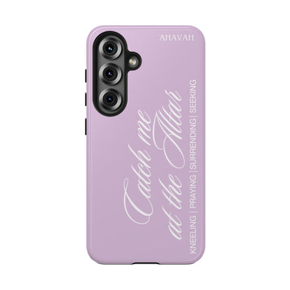Catch Me at the Altar Phone Case | Lavender Veil