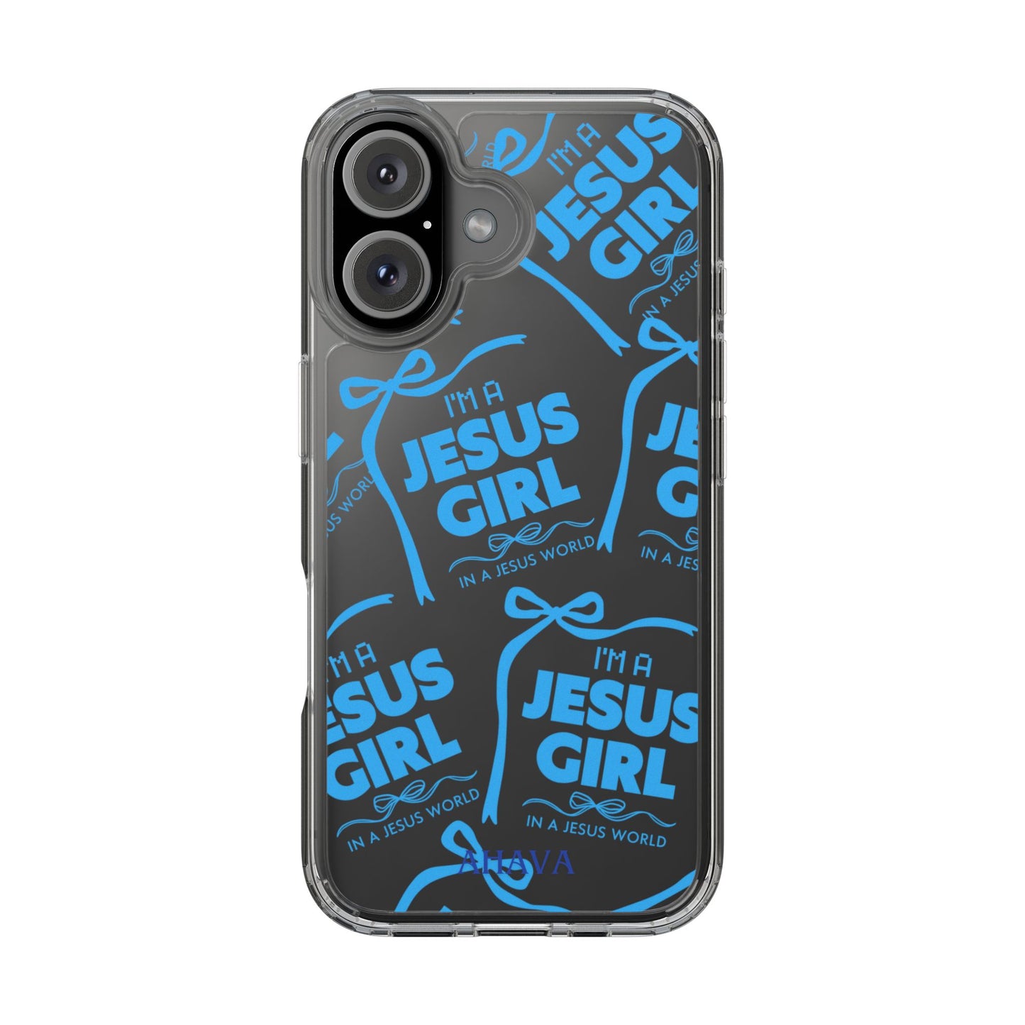I'm a Jesus Girl Blue Case -Clear